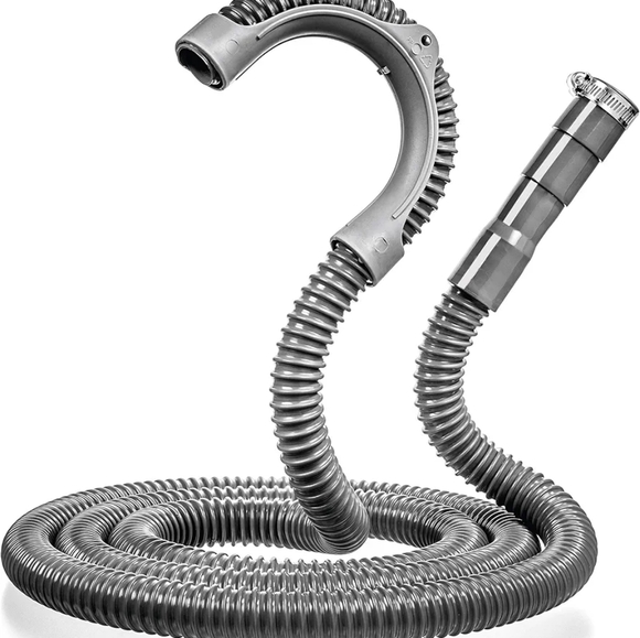 Universal Washing Machine Drain Hose - 6 Ft Drain Hose - Corrugated and Flexible - Picture 1 of 3